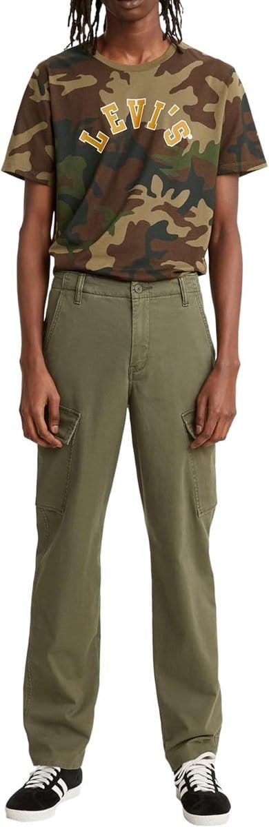 Heren Cargobroek Tapered Pasvorm Comfortabele Stijl