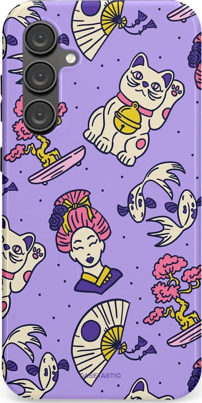 Casetastic Hoesje Geschikt voor Samsung S23 FE - Stijlvolle Beschermende Duo-layer Case - Bonsai