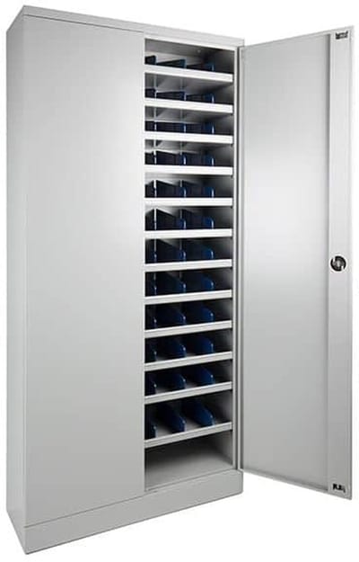 Vakkenkast met draaideur diep 35cm