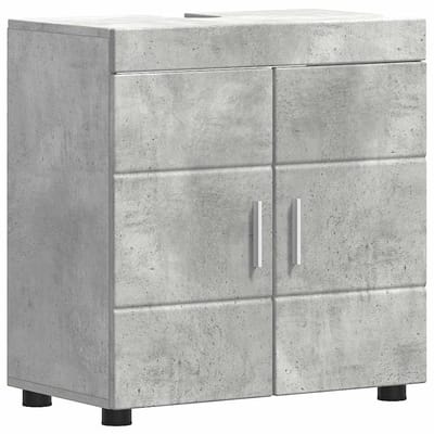 vidaXL Badkamerkastenset TULUM Beton Grijs 60 x 34 x 63 cm