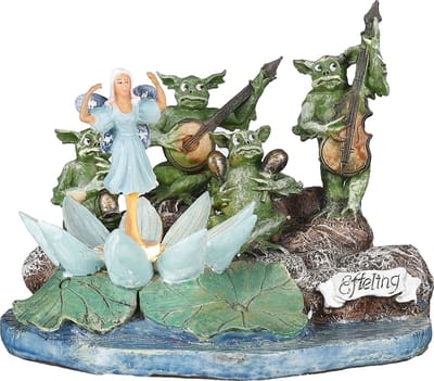 Luville Efteling Miniatuur Indische Waterlelie - L13,5 x B10,5 x H10,5 cm