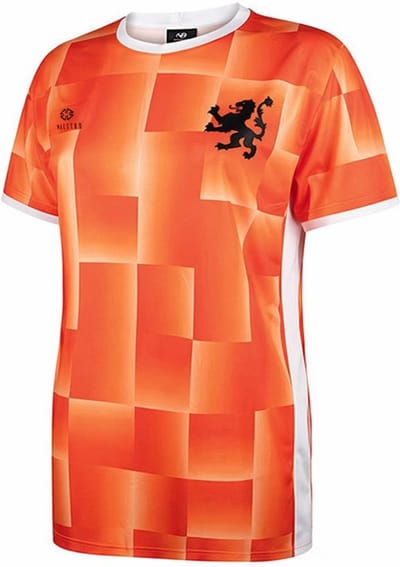 MAESTRO Oranje Koningsdag Shirt Dames Maat XS - Voetbal Shirt Kleding - Nederlands Elftal Oranje Shirt 2026 - Retro