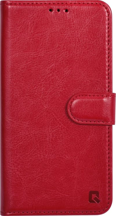 Multimedia & Accessoires PU Lederen Premium Protective Book Case Hoesje geschikt voor Apple iPhone 15 Pro Max – Rood - Portemonnee – Met Stand – Kaarthouder – Pasjes Houder – 3 Pasjes - Magneet Sluiting – Bookcase