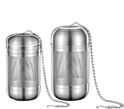Ynkkvre – theefilter – 2 stuks roestvrijstalen theebal infusers – microgeperforeerd gaas – geschikt voor losse thee, kruiden, specerijen
