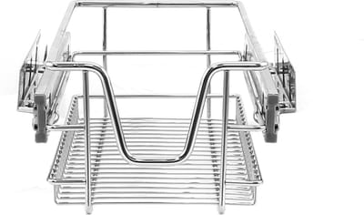Uittrekbare metalen mandenset - rvs - 300 mm - soft-close