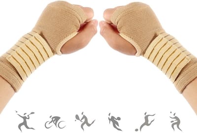 WiseGoods Luxe Reuma Pols Bandage - Handschoenen - Handschoen Pijn Verlichting - Compressie Brace - Hand Bangages - Polsbrace