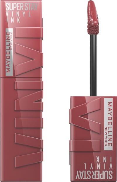 Maybelline New York - SuperStay Vinyl Ink Lipstick - 40 Witty - Rood - Langhoudende Lippenstift - 4,2 ml