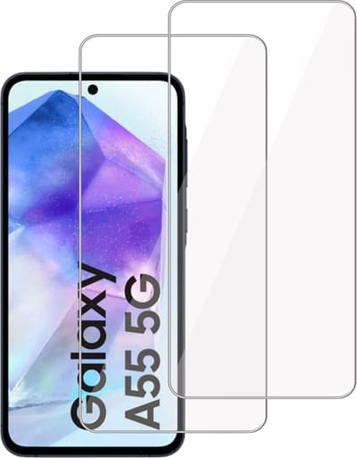 2x Screenprotector geschikt voor Samsung Galaxy A55 / A35 Screenprotector – Gehard Glas - Proteqt+