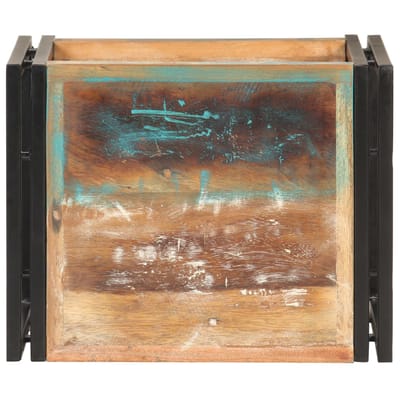 vidaXL - Bijzettafel - 40x30x40 - cm - massief - gerecycled - hout