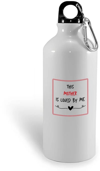 Hacebo® - this mother is loved by me waterfles - Mama - iemand die houdt van zijn moeder - Moeder cadeautjes - moederdag - verjaardag - geschenk - kado - water fles - 400ML