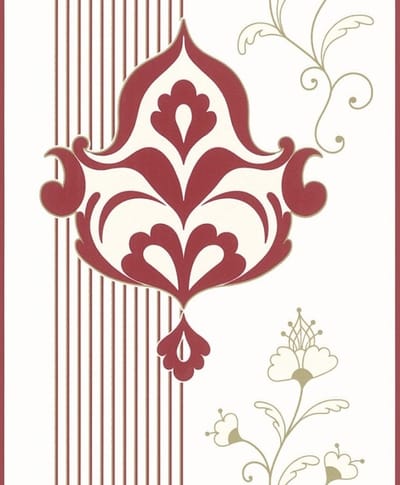ROOD GOUD BAROK BEHANG VLIES RASCH 773576