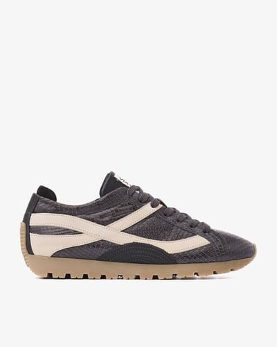 VIA VAI Scott Demi Sneakers Dames - Leer - Zwart - Maat 36