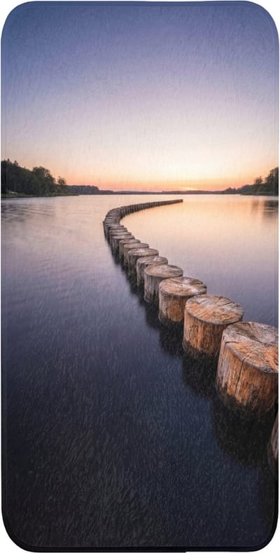 WC mat 60x120 cm - Antislip - Hout - Palen - Water - Toiletmat - Vloermat - Douchemat - Toilet tapijt - Toiletmatten
