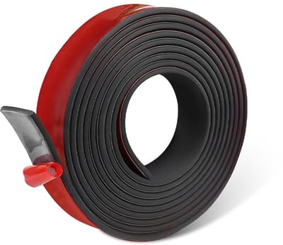 JHUBERS- Rubberstrip zelfklevend - Afdichtstrip - Geluidsisolatie - Vibratiebescherming - Nitril rubber - Hoge flexibiliteit