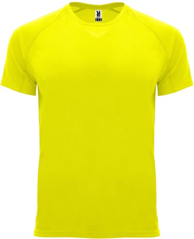 Roly Men´s Bahrain T-Shirt RY0407 - Fluor Yellow 221 - 3XL