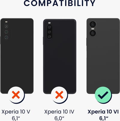 kwmobile telefoonhoesje geschikt voor Sony Xperia 10 VI - Hoesje met telefoonkoord - Back cover in transparant