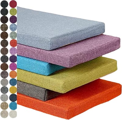 Seat Cushion Seat Cushion with Non Slip Bottom Bay Window Seat Cushion Indoor,Garden Patio Bench Cushion for Outdoor Furniture,Long Chair Pad for Swing Porch