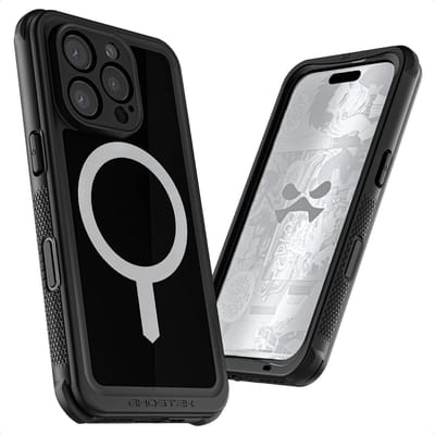 Ghostek - iPhone 16 Pro Nautical Slim Hoesje - Compatibel met MagSafe - Militair-Grade Bescherming - Zwart