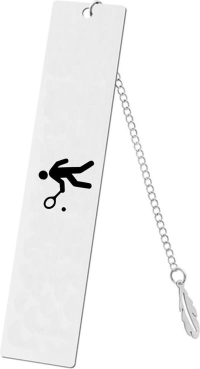 Akyol - tennis boekenlegger - Tennis - beste tennisser - gegraveerde sleutelhanger - cadeau - gepersonaliseerd - accessoires - squash - paddle - sport - sleutelhanger met naam
