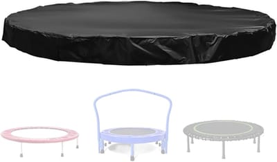 Trampoline Beschermhoes - Trampoline Afdekking - Buiten Bescherming - Waterdicht Oxford Materiaal - Diverse Maten - Zwart