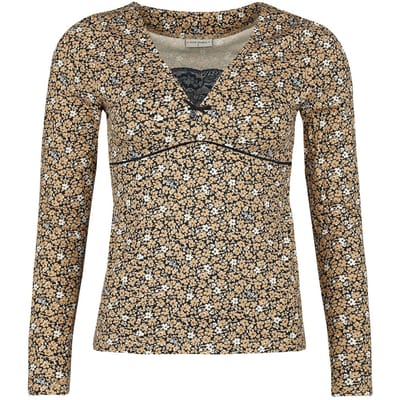 Vive Maria - Rockabilly Shirt met lange mouwen - Golden Flower Shirt - XS tot M - voor Vrouwen - meerkleurig
