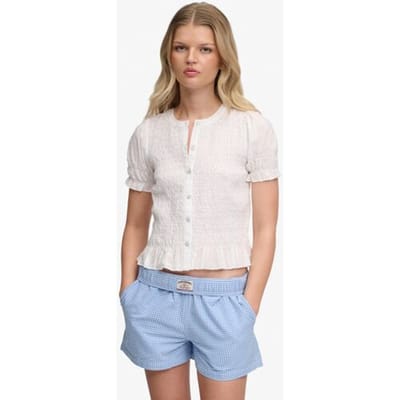 Gesmokte damesblouse Superdry