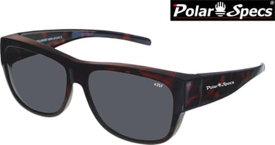 Polar Specs® Overzet Zonnebril PS5096 – Tortoise Bruin – Polariserend Zwart standaard Cat.3 – Large – Unisex