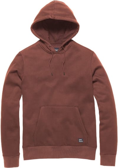 Vintage Industries Hoodie Derby Hooded Sweatshirt Faded Red-S