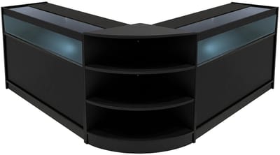 Theseus led winkelbaliebundel - zwart - lm60 & 2x b1200 - gehard glas