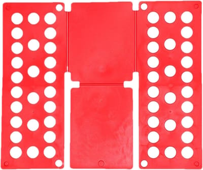 Kleding Vouwplank - Kleding Organizer - Efficiënt Opbergen - Tijd besparend - 40x48 cm - Rood