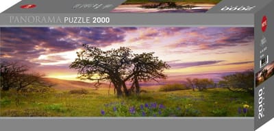 Boom Puzzel - Landschap Legpuzzel - Ontspannende Hobby - 2000 Stukjes - 136x136cm - Natuurkleuren