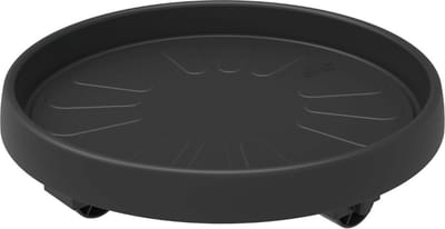 Elho Universele Planttaxi 40 - Schotel voor Binnen & Buiten Accessoires - Ø 38.2 x H 6.5 cm - Antraciet