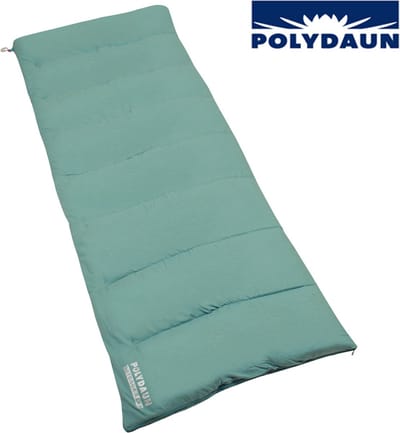 Polydaun Beach house - slaapzak - GRS Isocraft® vulling - turquoise/wave - 80x210 cm