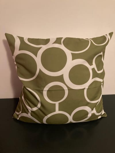 Nordic Geometry Collection Kussenhoes – Olive Green Edition - 45x45 cm