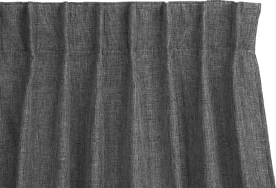Lifa Living - Grijze Luxe Gordijnen - Verduisterend - Polyester - Met 10 Ophanghaken - 150 x 260 cm