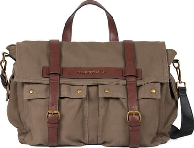 U.S. POLO ASSN. Schoudertas Business tas Lubbock Messenger Military Green Kaki