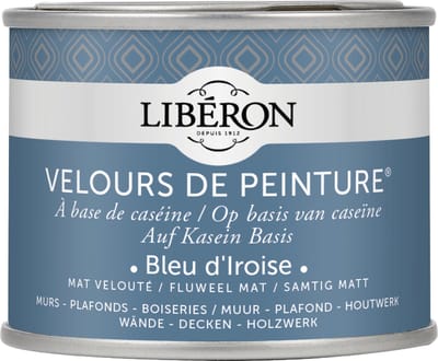 Liberon Velours De Peinture Muurverf - Mat - Bleu D'iroise - 0,125l