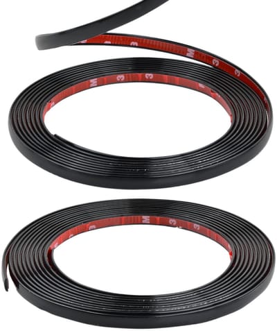 Zelfklevende wandstrips 5 m - flexibele PVC strips - 10 mm breed - ideaal voor spiegels en tegels - ShopVlot