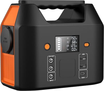 Powerstation - Powerbank - Stroomgenerator - Aggregaat - Zwart en Oranje