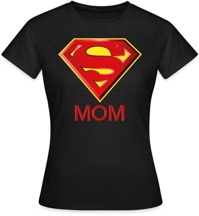 Superman Super Mom Moederdag T-Shirt Dames