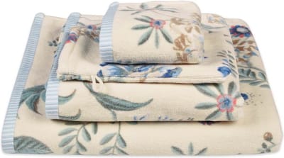 Pip Studio Secret Garden Gastendoekje - 30x50 cm - Set van 3 - White Blue
