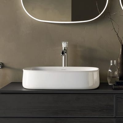 Duravit Zencha countertop sink 55 x 39 cm, without tap hole bench 2373550079