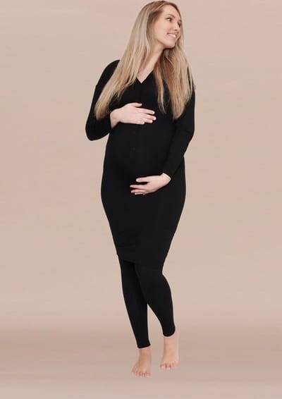 Het Bevallingsjurkje Longsleeves M/L Zwart