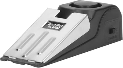 Deurstop Alarm - Deurbeveiliging - Appartement Veiligheid - Verstelbare Gevoeligheid - 13.7 cm Lengte - Zilver