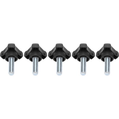 5 stuks Plastic Driehoekige Kop Handvat Schroefknop Aandraaischroef Set Accessoire M10 30mm