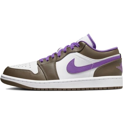 Jordan 1 Low Purple Mocha - Maat 40.5