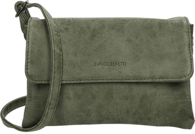Enrico Benetti Anna crossbodytas met overslag 66638 - olijfgroen