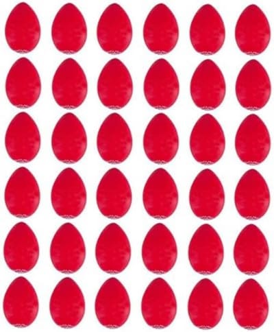 Eier Shakers - Percussie Eieren - Muziek Maken - Wasbaar Plastic - 36 Stuks - Rood