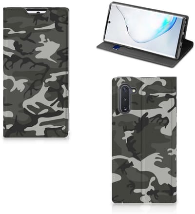 Samsung Galaxy Note 10 Hoesje met Magneet Army Light
