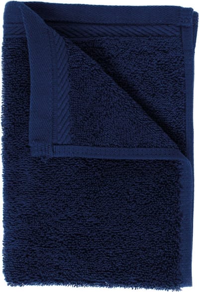 The One Towelling Organic Gastendoek - 30 x 50 cm - Kleine handdoek - 100% organisch katoen - 550 gr/m2 -Marineblauw
